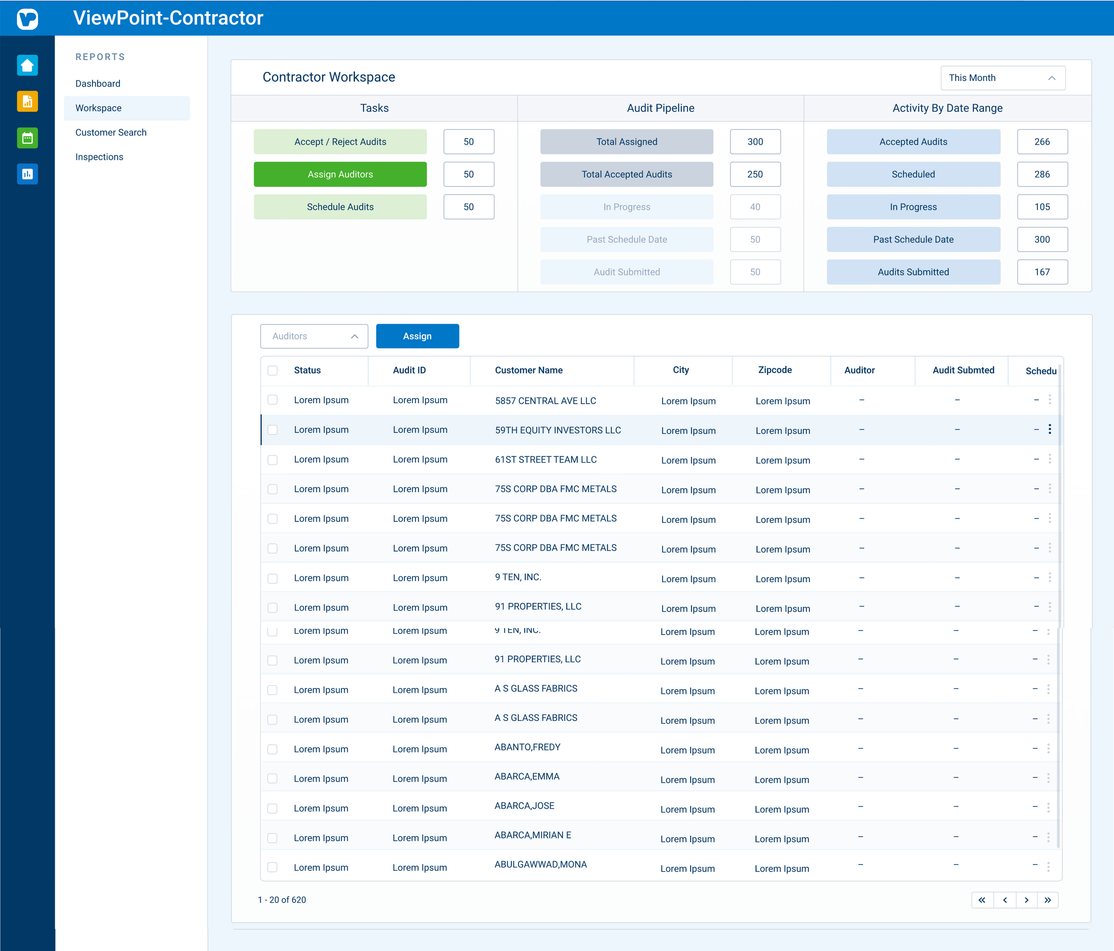 Willdan Viewpoint Contractor Workspace